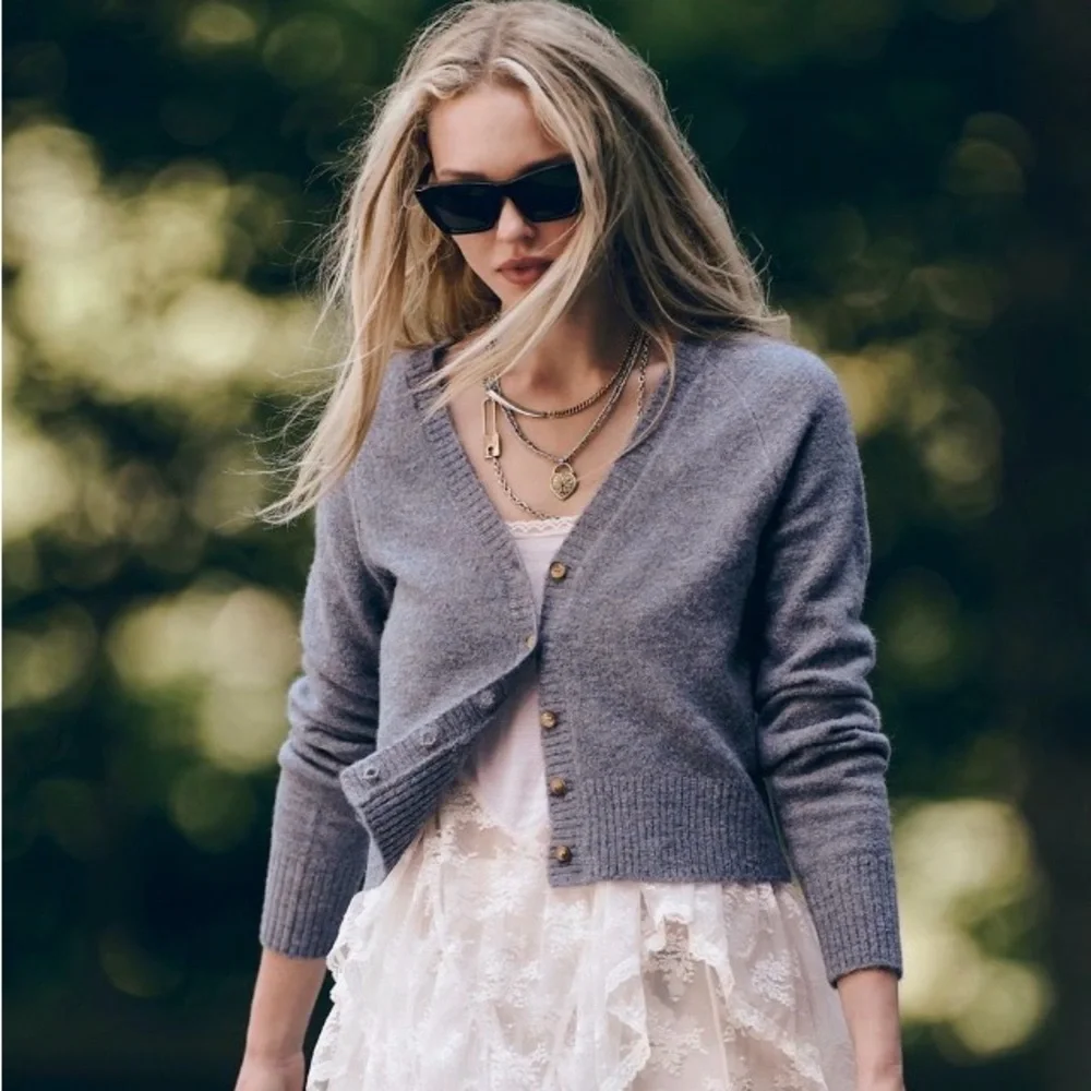 NWT Free People School Girl SoftSpun Cardi Size Small